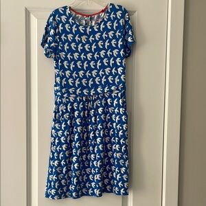 MINI BODEN Bird Print Cotton Sundress